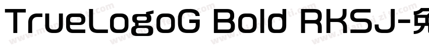 TrueLogoG Bold RKSJ字体转换